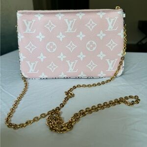 Louis Vuitton Pink/Red double Pouchette